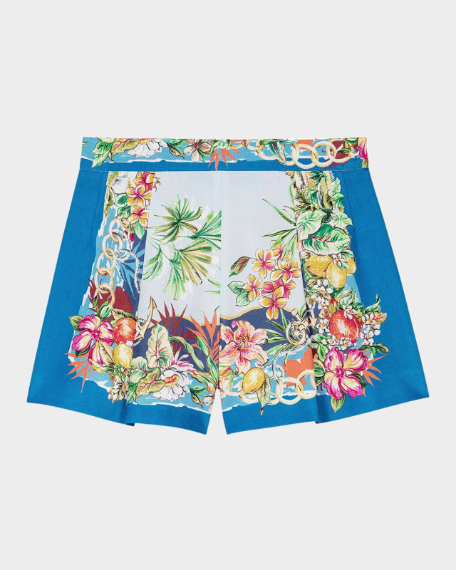 Ianzibi Pleated Shorts